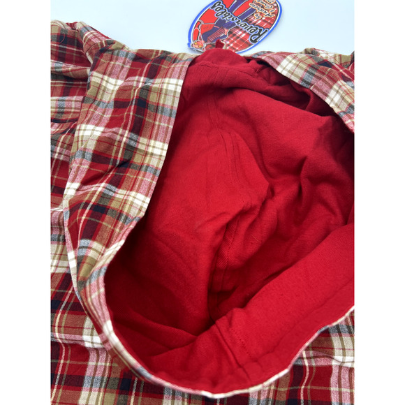 Women's Reversibles Hooded Red Plaid Zip Vest 3XL Sears New with Tags Old Stock - Picture 13 of 14